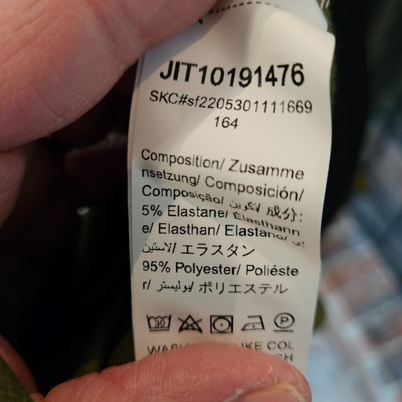 Unknown Brand, Army Green Blouse with Puffy Sleeves. Very Soft and Light. 2X - Picture 5 of 5